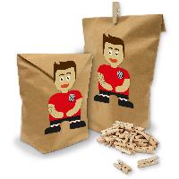 itenga SET Geschenkt�ten Fu�ball Rot Schwarz 10x T�ten K...