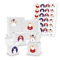 Adventskalender zum F�llen 24x Quader W�rfel gemischt WE...
