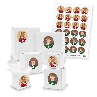 Adventskalender zum F�llen 24x Quader W�rfel gemischt WE...