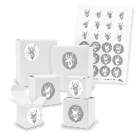 Adventskalender zum F�llen 24x Quader W�rfel gemischt WE...
