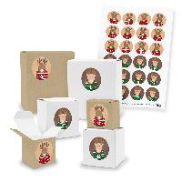 Adventskalender zum F�llen 24x Quader W�rfel gemischt + ...