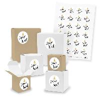 itenga SET 24x Geschenkboxen Quader W�rfel gemischt + St...