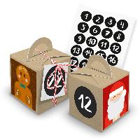 Adventskalender zum F�llen W�rfel (V28) + Weihnachtsband...