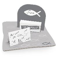 itenga Geldgeschenk Verpackung Fisch Grau Kommunion Konf...