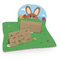 itenga Geldgeschenk Verpackung Ostern Hasenbande mit Bod...