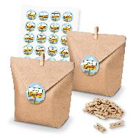 itenga SET 24x Geschenkt�ten + Klammern + Motivsticker (...