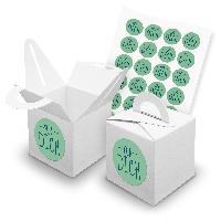 itenga SET 24x W�rfelboxen mit Griff Wei� (V42) + Motivs...
