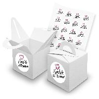 itenga SET 24x W�rfelboxen mit Griff Wei� (V42) + Motivs...