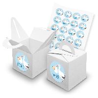 itenga SET 24x W�rfelboxen mit Griff Wei� (V42) + Motivs...