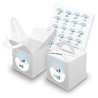 itenga SET 24x W�rfelboxen mit Griff Wei� (V42) + Motivs...