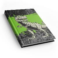 itenga Notizbuch Tagebuch T-Rex DIN A5, 88 Seiten 150g N...