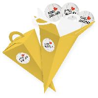itenga SET V48 Kleines Dankesch�n Holz 24x Geschenkt�te1...