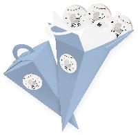 itenga SET V51 Kinderwagen 24x Geschenkt�te 14 cm, Eisbl...