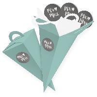 itenga SET V52 Mr. & Mrs. 24x Geschenkt�te 14 cm, T�rkis...
