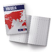 itenga Vokabelheft Englisch DIN A5, 56 Seiten 100g Natur...