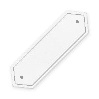 itenga Aufkleber Form "Banner 2" (Motiv 197) Namensschil...