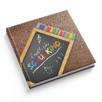 itenga G�stebuch Motiv "Stifte" Schulkind 88 Seiten brau...