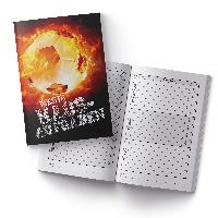 itenga Hausaufgabenheft Fu�ball Feuer (Motiv 14) DIN A5,...