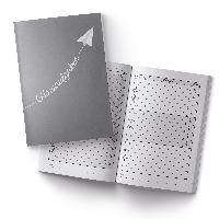 itenga Hausaufgabenheft Papierflieger Grau (Motiv 15) DI...
