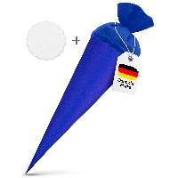 itenga Set Blau Schult�te Rohling 70 cm rund + Namenssch...