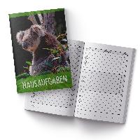itenga Hausaufgabenheft Koala (Motiv 23) DIN A5, 96 Seiten