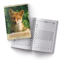 itenga Hausaufgabenheft Fuchs (Motiv 25) DIN A5, 96 Seiten
