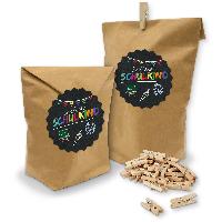 itenga 10x Geschenkt�te + Klammern + Aufkleber Endlich S...
