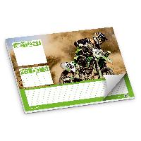 itenga Schreibtischunterlage Motocross, Tischset 50 Blat...