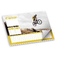 itenga Schreibtischunterlage Downhill, 50 Blatt Papier, ...