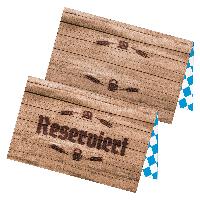 itenga 24x Tischkarten Reserviert! Platzkarten Oktoberfe...