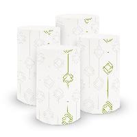 itenga 6x Windlicht klein Ornament wei� gr�n / fr�hlings...