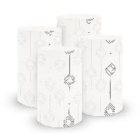 itenga 6x Windlicht klein Ornament wei� grau / taubengra...
