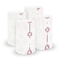itenga 6x Windlicht klein Ornament wei� dunkelrot / bord...