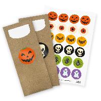 itenga 24x Bestecktaschen + Stickerbogen 