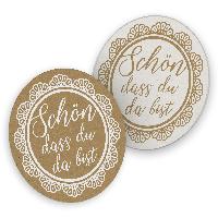 itenga 40x Bierdeckel Sch�n dass du da bist I Vintage I ...