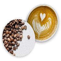 itenga 40x Bierdeckel Kaffeebohnen Crema I Braun Wei� I ...