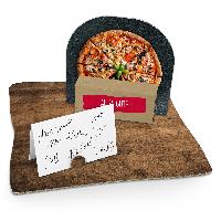 itenga Geldgeschenkverpackung Pizza Holz (Motiv 105) mit...