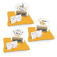 itenga SET 3x Geldgeschenkverpackung Essen & Trinken mit...