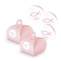 itenga SET Fisch Danke Rosa 25x Geschenkschachtel rosa m...