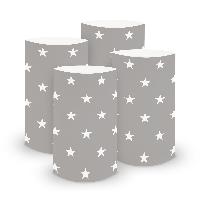 itenga 6x Windlicht klein Sterne f�r Weihnachten Winter ...