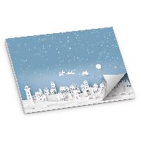 itenga Platzset Tischset "Dorf Weihnachten" DIN A3 50 Blatt