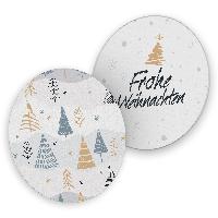 itenga 40x Bierdeckel Tannenb�ume I Frohe Weihnachten I ...