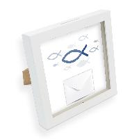 itenga Bilderrahmen Geldgeschenk Fisch Blau (Motiv 26) -...