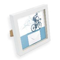 itenga Bilderrahmen Spardose Geldgeschenk Fahrrad Zeichn...