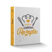 itenga Rezeptordner Motiv KOCHM�TZE gelb grau DIN A5