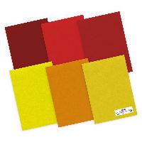 itenga Fotokarton - A4 300 g/qm 24 Blatt - Gelb und Rott...