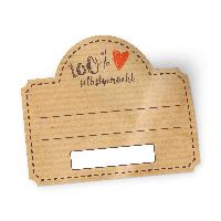 itenga 50 x Marmeladen Etikett 4,5x3,8cm 100% selbstgema...