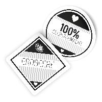 itenga Marmeladensticker 10erSet Aufkleber Deckel und Gl...