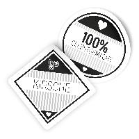 itenga Marmeladensticker 10erSet Aufkleber Deckel und Gl...