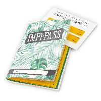 itenga Design Impfpassh�lle  Motiv Palmenbl�tter